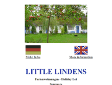 Tablet Screenshot of littlelindens.com